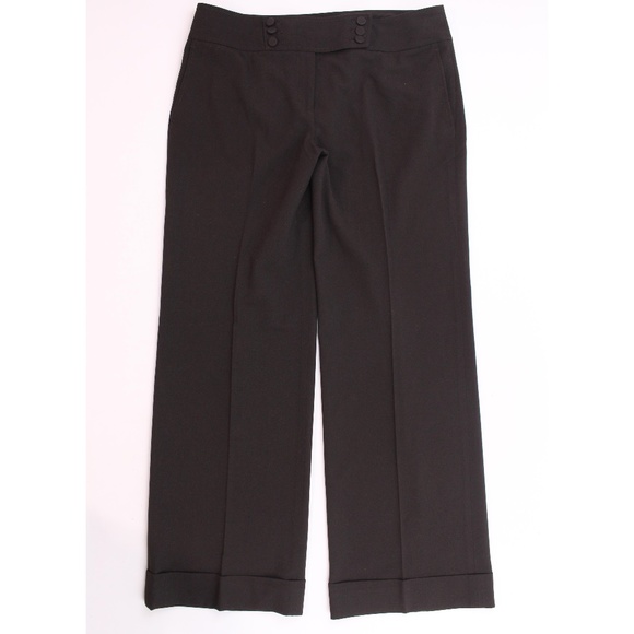 Ann Taylor Pants - Ann Taylor Cuffed Wide Leg Dress Pants Pants